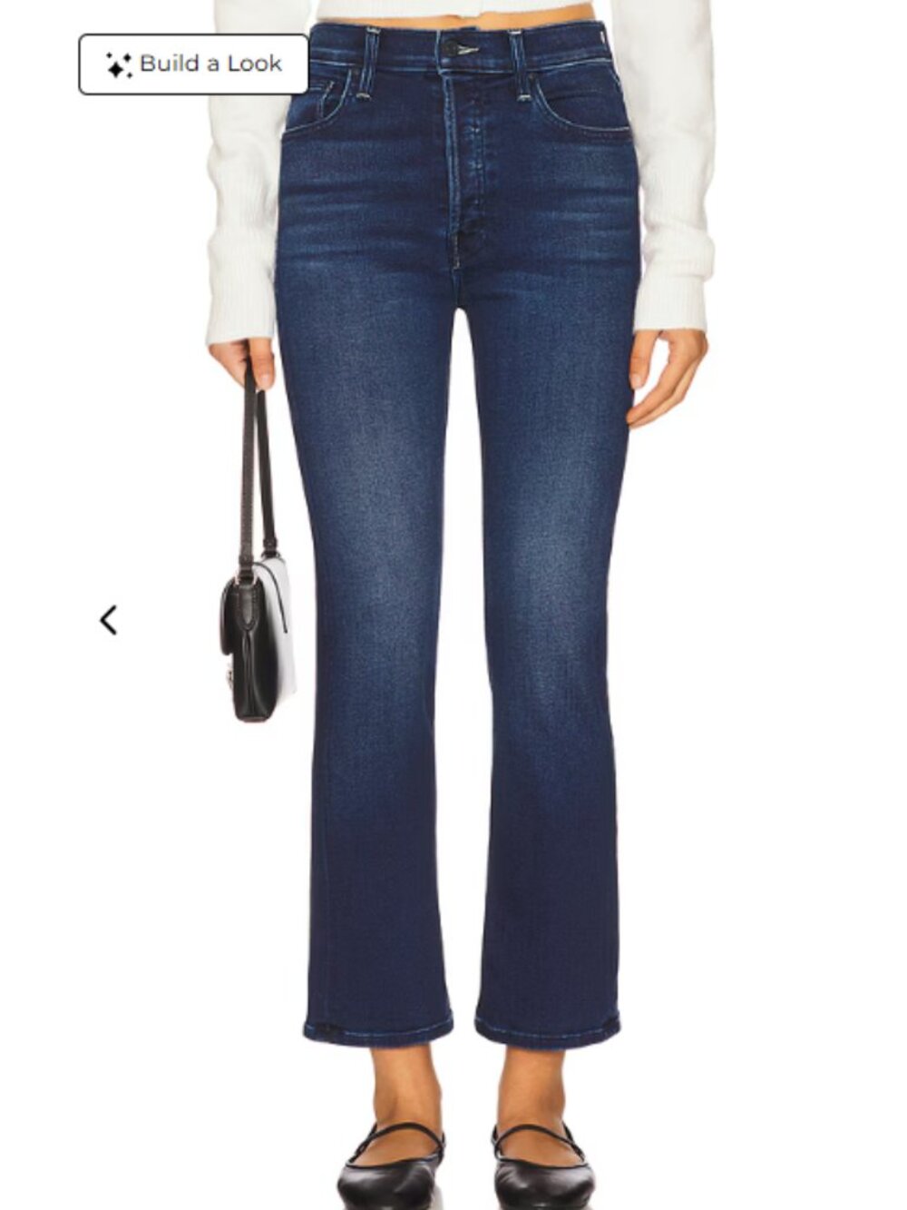 MOTHER Lil' Petite Tripper Ankle Jeans in Homecoming High Size 26P